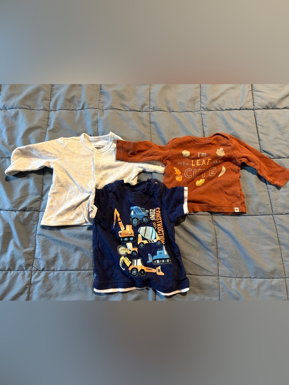 Lot of 3 3-6m shirts